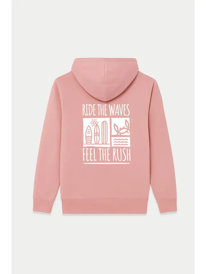 Sweat à capuche Lyon - Rose