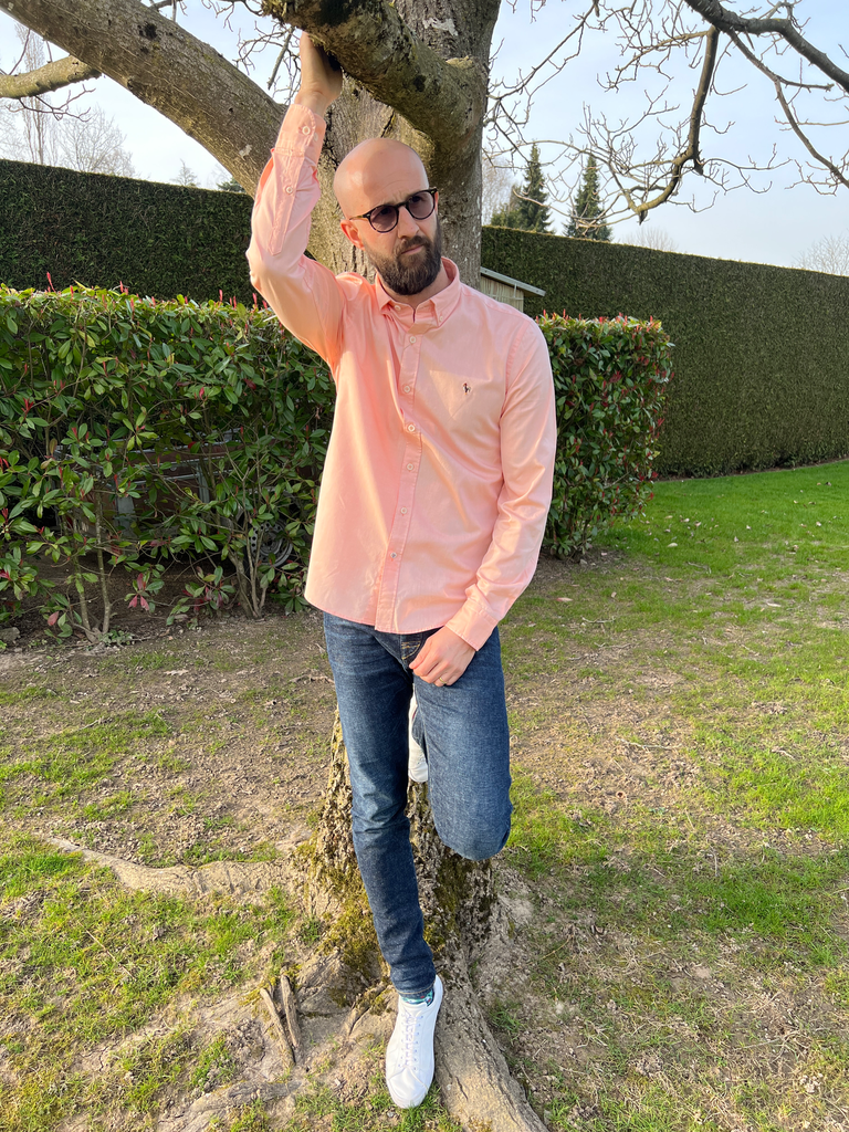 Chemise Oxford - Orange (S)