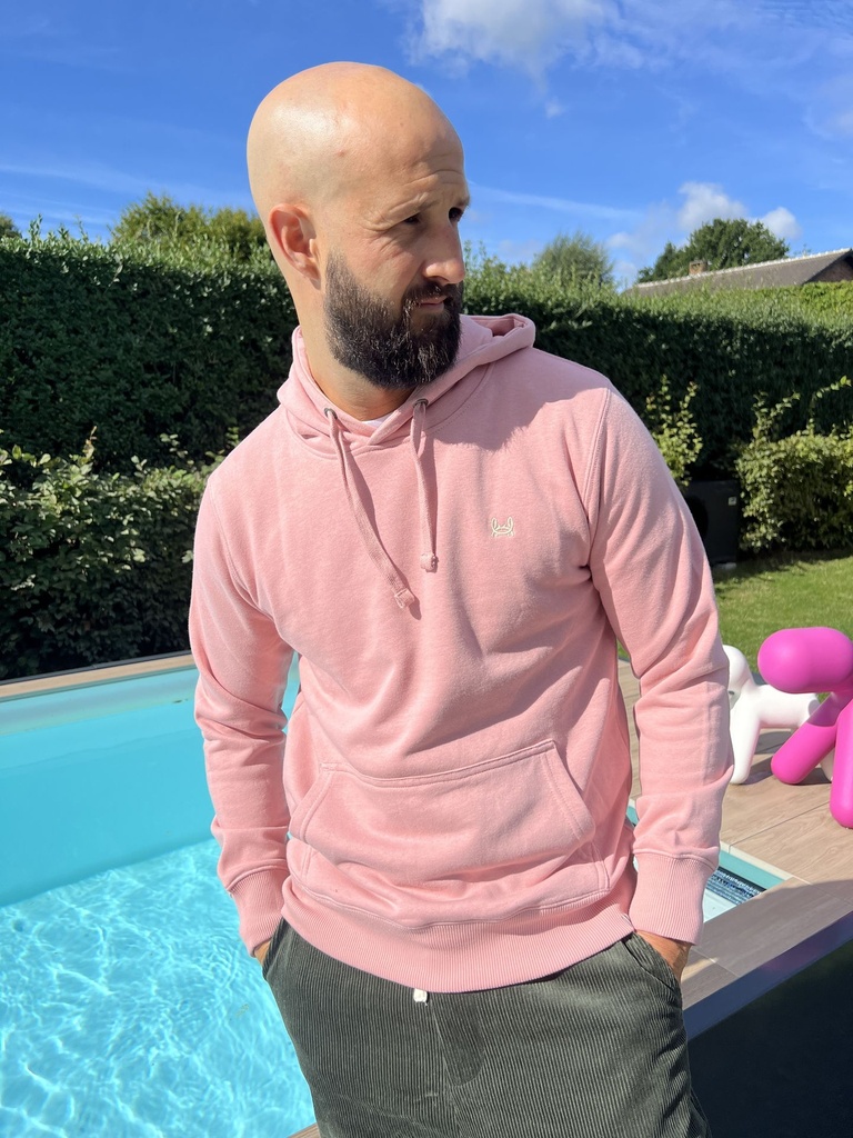 Sweat à capuche K2 - Rose